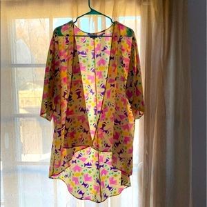 LuLaRoe cardigan/cover-up and size medium